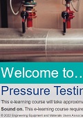 Pressure Testing e-learning image